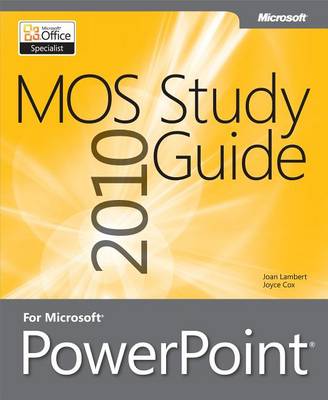 Cover of Mos 2010 Study Guide for Microsoft PowerPoint