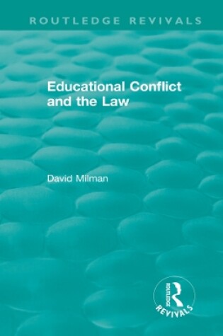 Cover of Educational Conflict and the Law (1986)