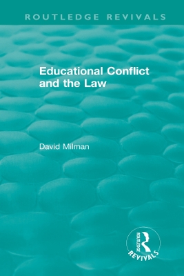 Book cover for Educational Conflict and the Law (1986)