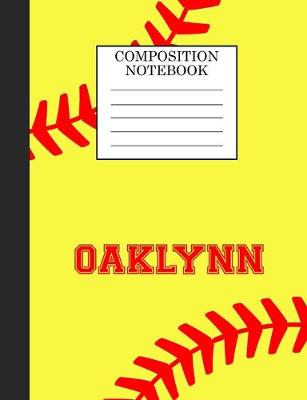 Book cover for Oaklynn Composition Notebook