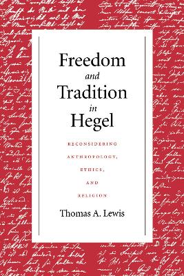 Book cover for Freedom and Tradition in Hegel