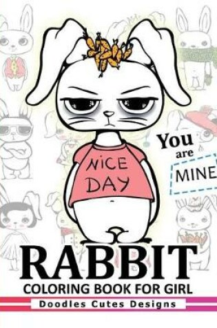 Cover of Rabbit Coloring Books for girls