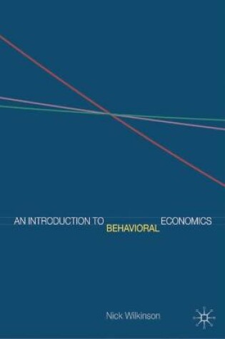 Cover of An Introduction to Behavioral Economics