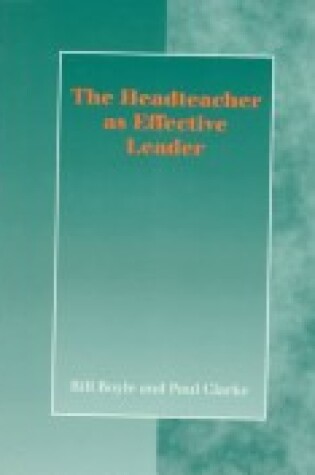 Cover of Head Teacher as Effective Leader