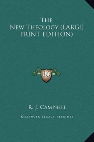 Cover of The New Theology