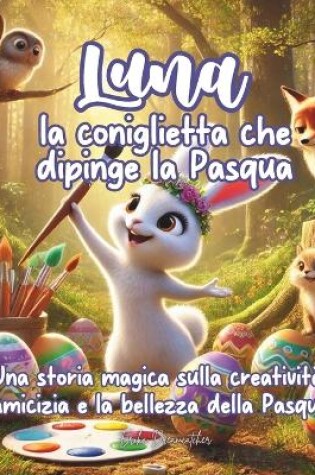 Cover of Luna, la coniglietta che dipinge la Pasqua