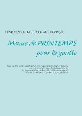 Book cover for Menus de printemps pour la goutte