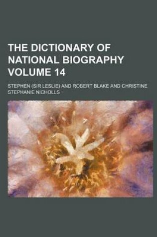 Cover of The Dictionary of National Biography Volume 14