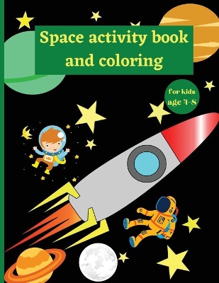 Book cover for Space activity and coloring book