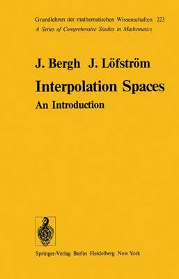 Cover of Interpolation Spaces