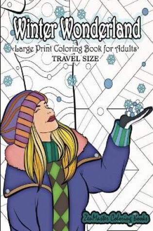 Cover of Travel Size Large Print Coloring Book for Adults