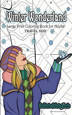 Book cover for Travel Size Large Print Coloring Book for Adults