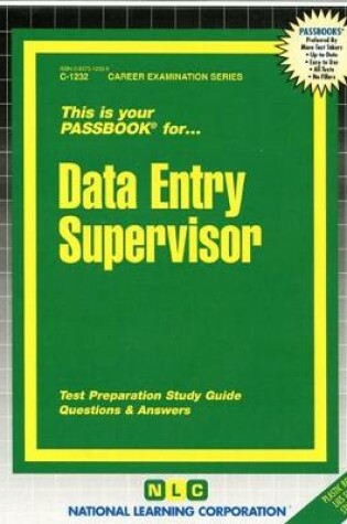 Cover of Data Entry Supervisor