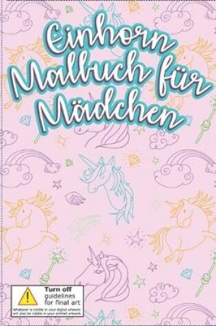 Cover of Einhorn Malbuch für Mädchen