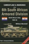 Book cover for Camouflage & Markings of the 6th South African Armored Division