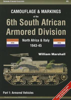 Book cover for Camouflage & Markings of the 6th South African Armored Division