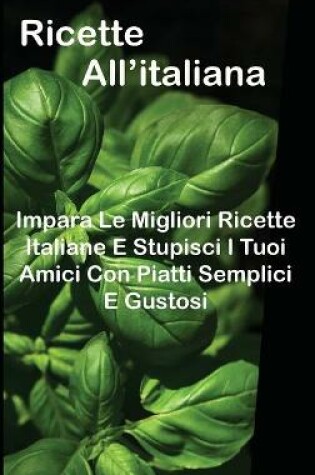 Cover of Ricette All'italiana