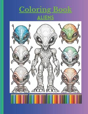 Book cover for COLORING BOOK - Aliens