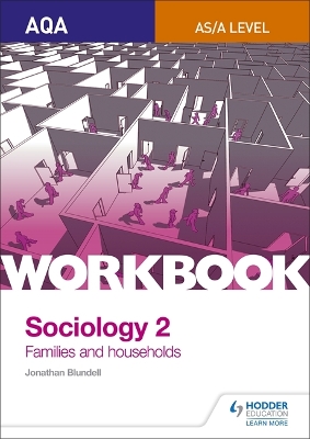 Book cover for AQA Sociology for A Level Workbook 2: Families and Households