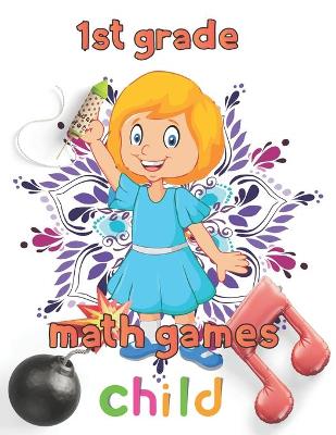 Book cover for 1st grade math games child