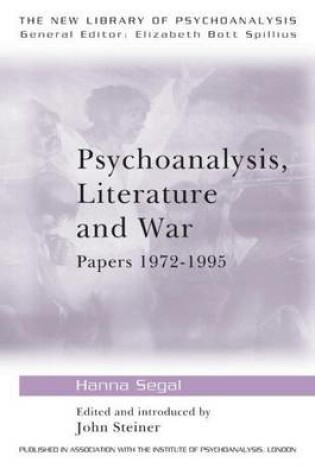 Cover of Psychoanalysis, Literature and War