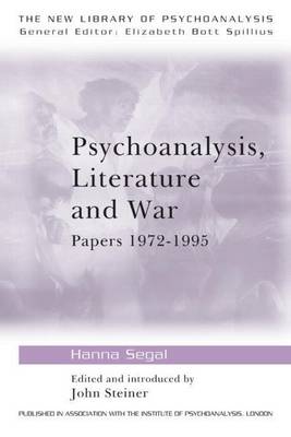 Cover of Psychoanalysis, Literature and War