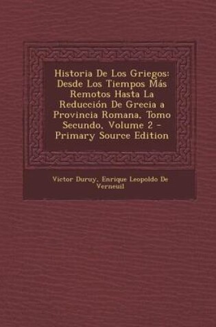 Cover of Historia de Los Griegos