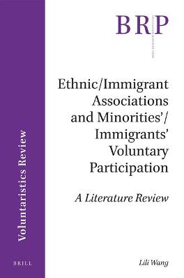 Book cover for Ethnic/Immigrant Associations and Minorities'/Immigrants' Voluntary Participation