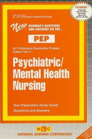 Cover of PSYCHIATRIC/MENTAL HEALTH NURSING