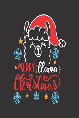 Book cover for Merry llama Christmas