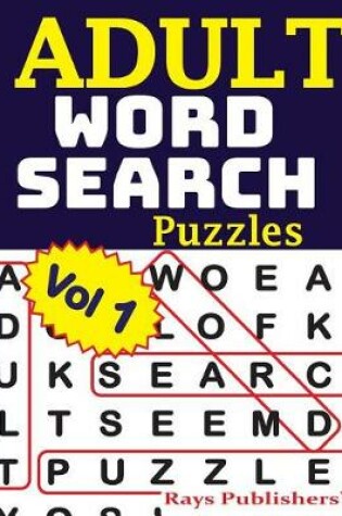 Cover of ADULT WORD SEARCH Puzzles Vol 1