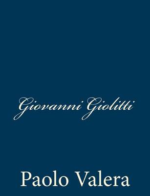 Book cover for Giovanni Giolitti