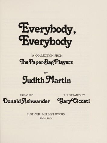 Book cover for Everybody Everybody