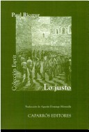 Book cover for Justo, Lo