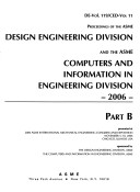 Cover of Proceedings of the Asme Design Engineering & the Computers & Info in Engineering DIV