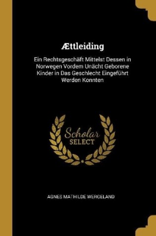 Cover of Ættleiding