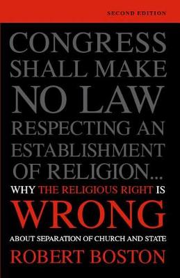 Book cover for Why the Religious Right Is Wrong about Separation of Church and State