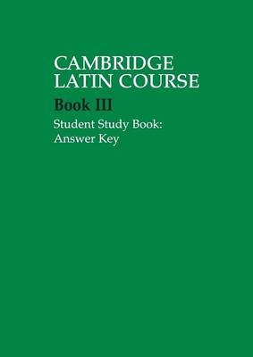 Cover of Cambridge Latin Course 3 Student Study Book Answer Key