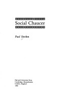 Book cover for Social Chaucer