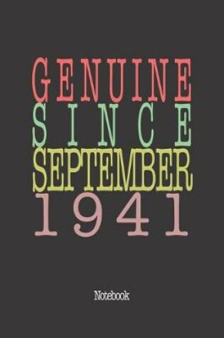 Cover of Genuine Since September 1941