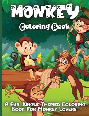 Book cover for Monkey Coloring Book