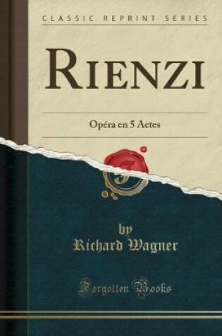 Cover of Rienzi