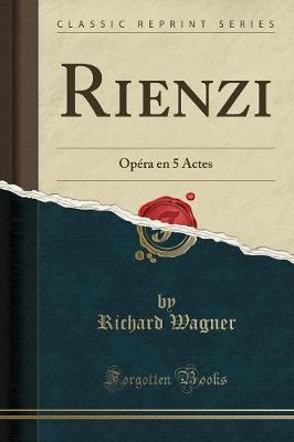 Book cover for Rienzi