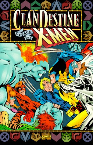 Book cover for Clandestine versus the X-Men