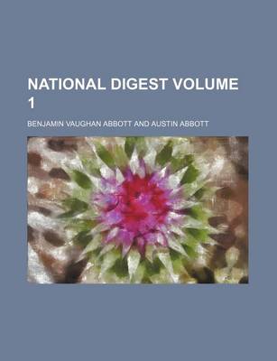 Book cover for National Digest Volume 1