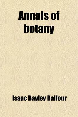 Book cover for Annals of Botany (Volume 1)