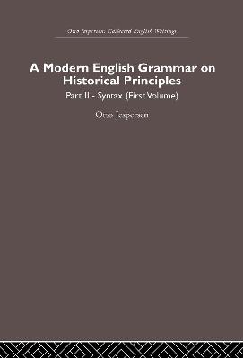 Book cover for A Modern English Grammar on Historical Principles