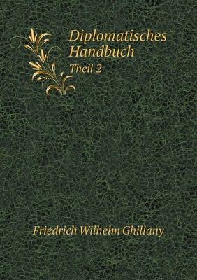 Book cover for Diplomatisches Handbuch Theil 2