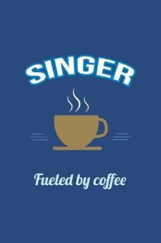 Cover of Singer Fueled by Coffee Journal, Blank Sketch Paper
