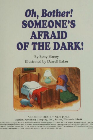 Cover of Oh, Bother! Someone's Afraid of the Dark!